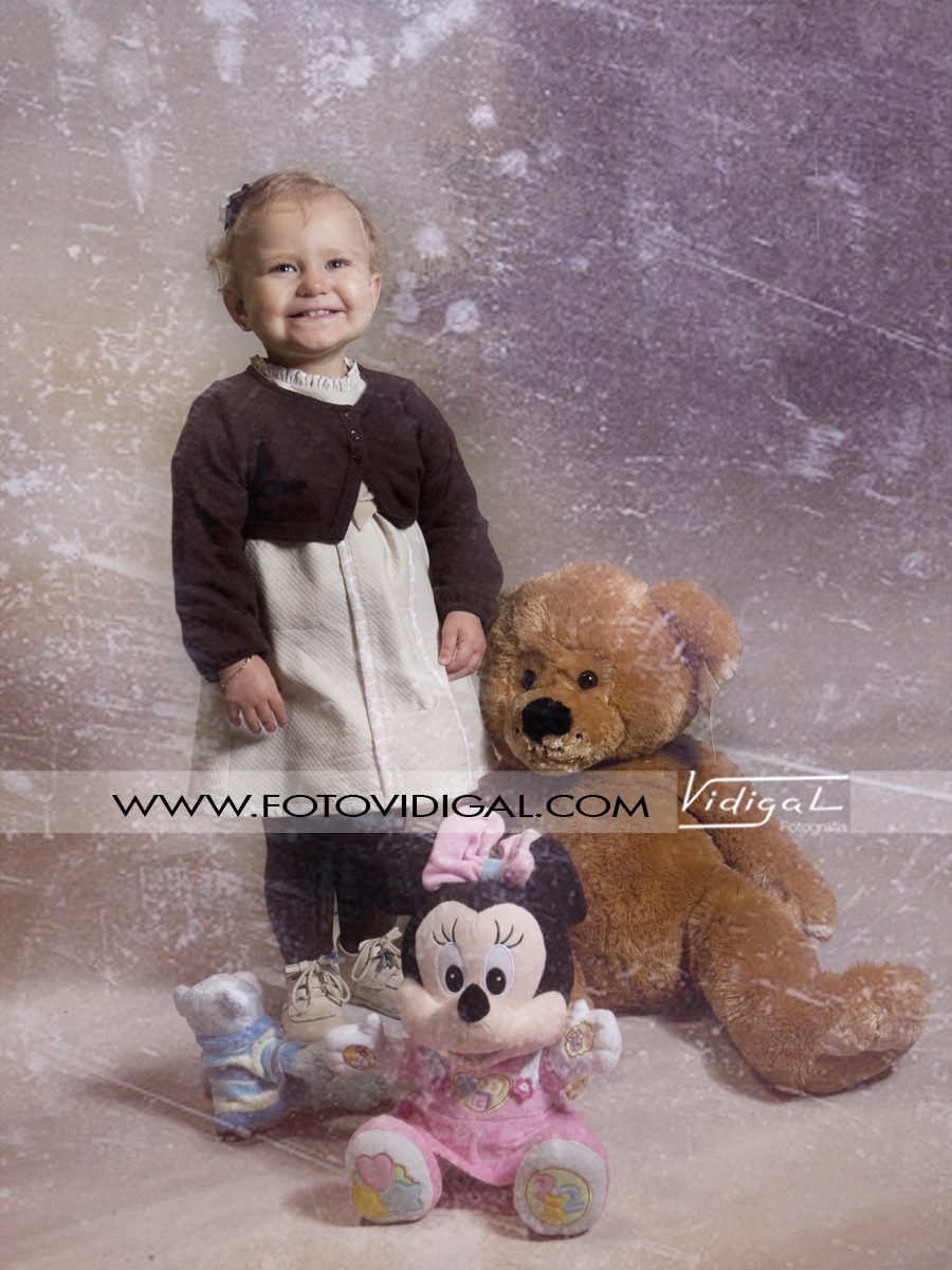 Fotografía infantil en estudio